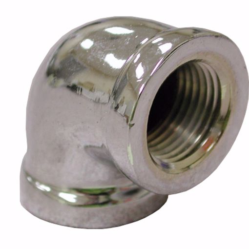 Picture of 1/2" Chrome Plated Bronze 90° Elbow