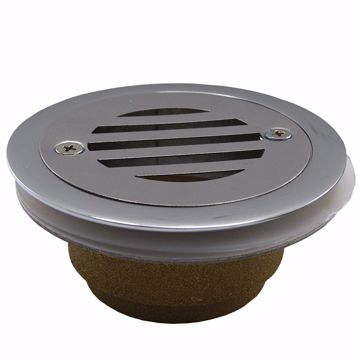 Picture of 2" IPS Urinal Drain with Brass Body and Stainless Steel Strainer