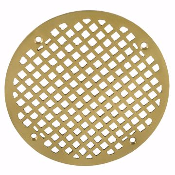 Picture of 8" Polished Brass Round Strainer