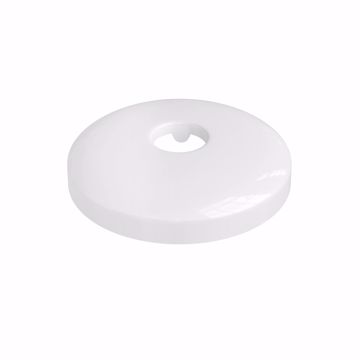Picture of 1/2" CTS White Plastic Shallow Escutcheon, Bag of 50