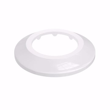 Picture of 1-1/2" IPS White Plastic Shallow Escutcheon, Bag of 50