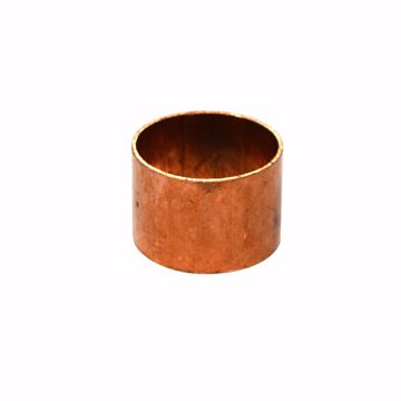 Picture of 1-1/2" C x C Wrot Copper DWV Coupling with Stop