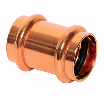 Picture of 1-1/2" Copper Press x Press Coupling Less Stop
