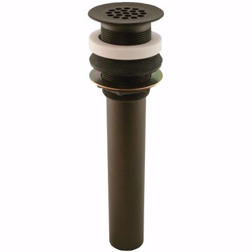 Picture of Oil Rubbed Bronze Brass Grid Drain without Overflow