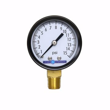 Picture of 2" 15 psi Pressure Gauge