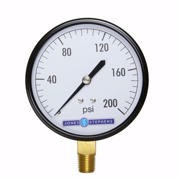 Picture of 3-1/2" 200 psi Pressure Gauge