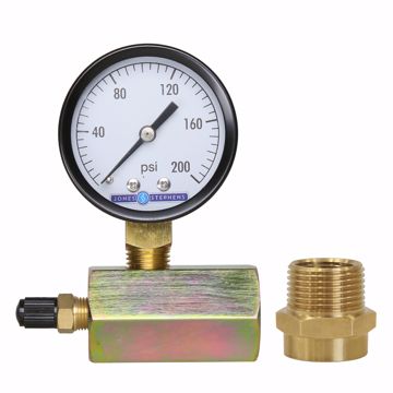 Picture of 2" 200 psi Gas or Water Test Gauge Assembly