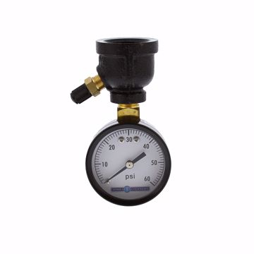 Picture of 2" 60 psi Gas Test Gauge Assembly, Bell Style with 3/4" Connection