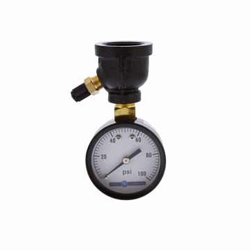 Picture of 2" 100 psi Gas Test Gauge Assembly, Bell Style with 3/4" Connection