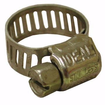 Picture of 1/2" - 1-1/16" "68" Series Gear Clamp with 9/16" Band, All Stainless, Box of 10