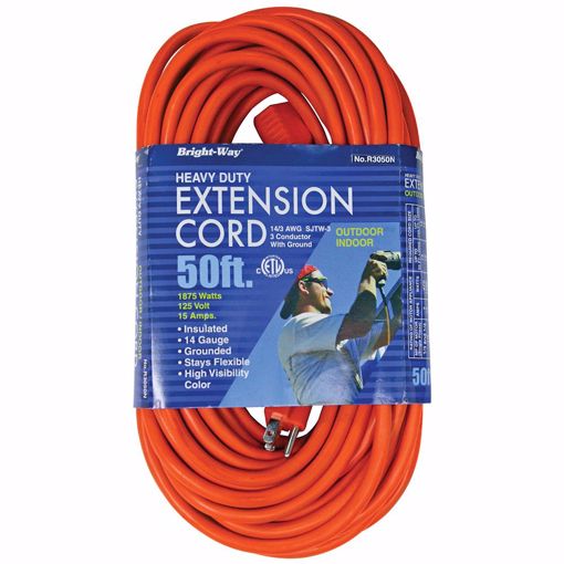 Picture of 14/3 50 ft. Orange Extension Cord