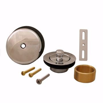 Picture of Chrome Plated One-Hole Lift and Turn Tub Drain Trim Kit