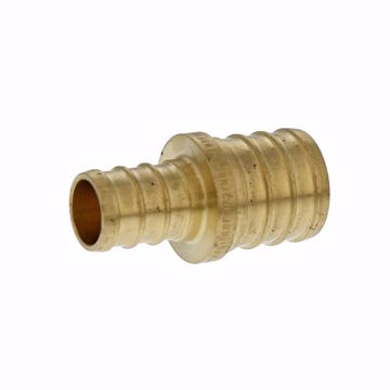 Picture of 3/4" x 1/2" F1807 Brass PEX Coupling, Bag of 50