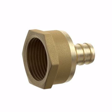 Picture of 1/2" F1807 x 3/4" FIP Brass PEX Adapter, Bag of 25