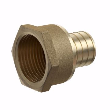 Picture of 1" F1807 x FIP Brass PEX Adapter, Bag of 25