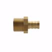 Picture of 3/4" F1807 x 1/2" MIP Brass PEX Adapter, Bag of 50