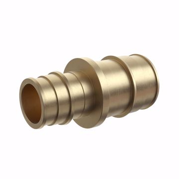 Picture of 3/4" x 1" F1960 Brass PEX Coupling, Bag of 10