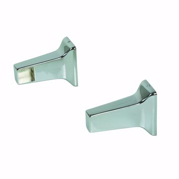Picture of 3/4" Chrome Plated Concealed Mount Tower Post Toilet Paper Brackets, 1 Pair