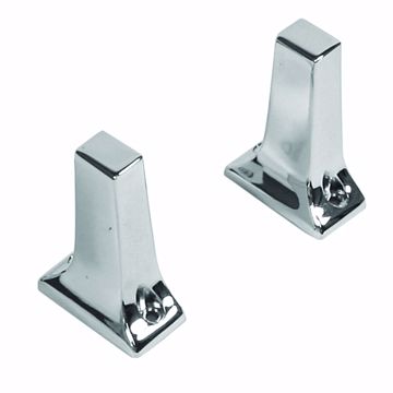 Picture of 5/8" Chrome Plated Exposed Mount Tower Post Towel Bar Brackets, 1 Pair