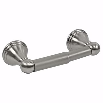 Picture of Brushed Nickel Concealed Mount Bell Post Toilet Paper Holder