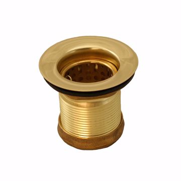 Picture of Polished Brass Deep Junior Duo Basket Strainer