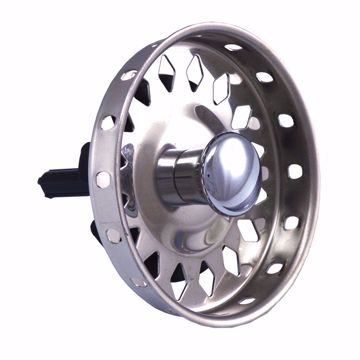 Picture of Polished Stainless Replacement Basket Strainer Fits Part No. B02400