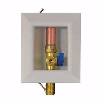 Picture of Icemaker Box, Quarter Turn Valve with Water Hammer Arrestor, MIP/SWT Connection, Lead Free