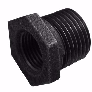 Picture of 3/8" x 1/4" Black Iron Hex Bushing