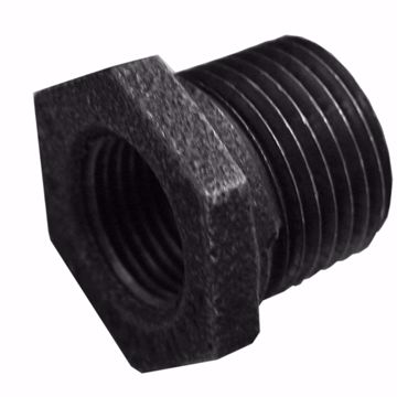 Picture of 1" x 1/4" Black Iron Hex Bushing