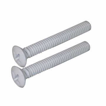 Picture of White Two-Hole Lift and Turn Tub Drain Trim Kit