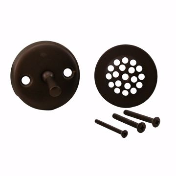 Picture of Oil Rubbed Bronze Two-Hole Trip Lever Tub Drain Trim