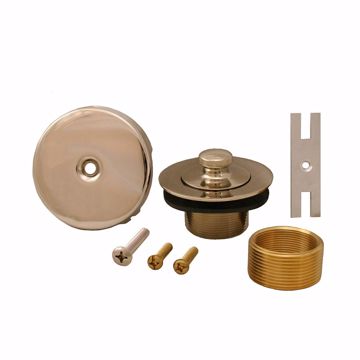 Picture of Polished Nickel One-Hole Lift and Turn Tub Drain Trim Kit