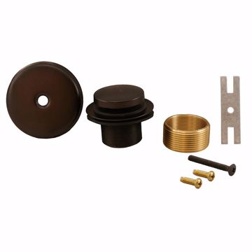 Picture of Oil Rubbed Bronze One-Hole Toe Touch Tub Drain Trim Kit