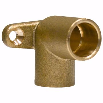 Picture of 1/2" FSWT Cast Brass 90° Drop Ear Elbow
