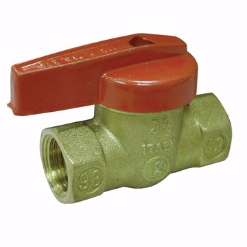 Picture of 1/2" FIP Brass Gas Ball Valve