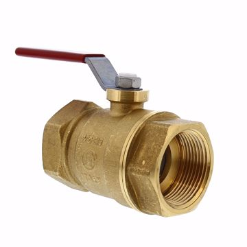 Picture of 1-1/4" FIP Brass Gas Ball Valve