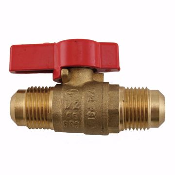 Picture of 3/8" Flare Brass Gas Ball Valve