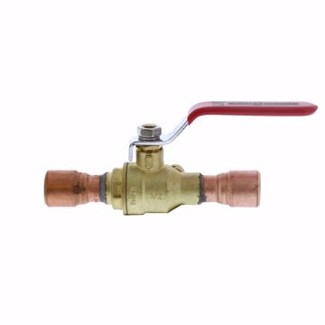 Picture of 1/2" Full Port Brass Ball Valve with Drain, CPVC Connection