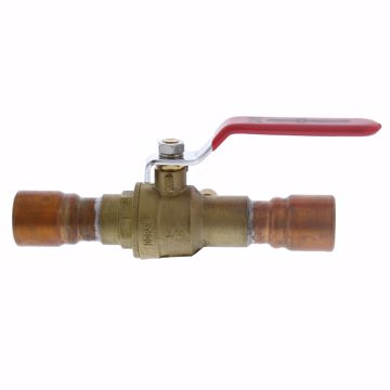 Picture of 3/4" Full Port Brass Ball Valve with Drain, CPVC Connection