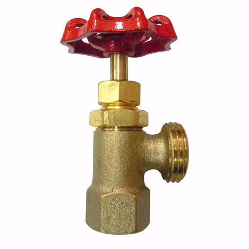 Picture of 1/2" FIP x 3/4" MHT Brass Boiler Drain Valve