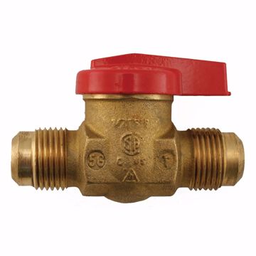 Picture of 1/2" Flare Brass Gas Ball Valve