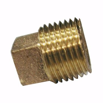 Picture of 1/2" Bronze Cored Plug with Square Head