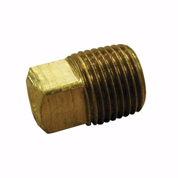 Picture of 1/4" Bronze Plug with Square Head