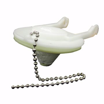 Picture of Flapper Eljer® Original Style with Rigid Arms and Foam Cone with Beaded Chain