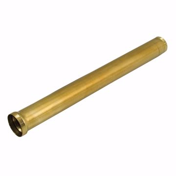 Picture of 1" x 1-1/8" x 10" Brass Overflow Tube