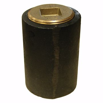 Picture of 2" Plain End Cleanout Long Pattern with 1-1/2" Raised Head(low sq.) Southern Code Plug - 3-1/4" Height