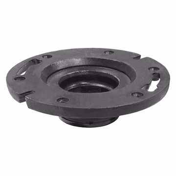Picture of 3" x 2" Cast Iron Two Finger Closet Flange