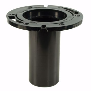 Picture of 3" ABS Closet Flange with 6" Barrel and Plastic Ring