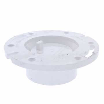 Picture of 3" x 4" PVC Closet Flange with Knockout