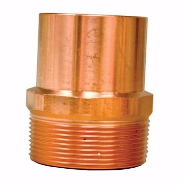Picture of 3/8" Ftg x MIP Wrot Copper Male Adapter